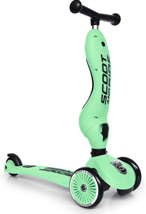 S96355  MONOPATTINO 2 IN 1 VERDE KIWI versione monopattino