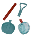 SET SPIAGGIA 2 IN 1 CON PALA ESTENDIBILE