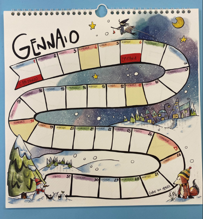 DS26B IL MIO PRIMO CALENDARIO 2026 DISEGNATA