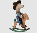 17-5103-00 TOPO COWBOY SUL CAVALLO A DONDOLO - LITTLE BROTHER
