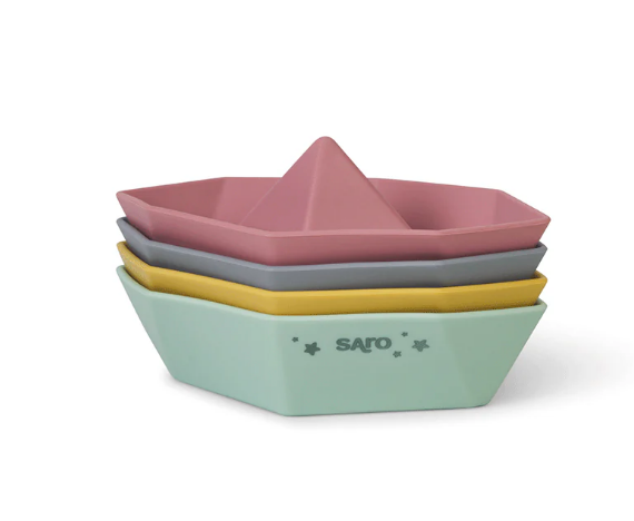 0382 SET 4 BARCHETTE ORIGAMI