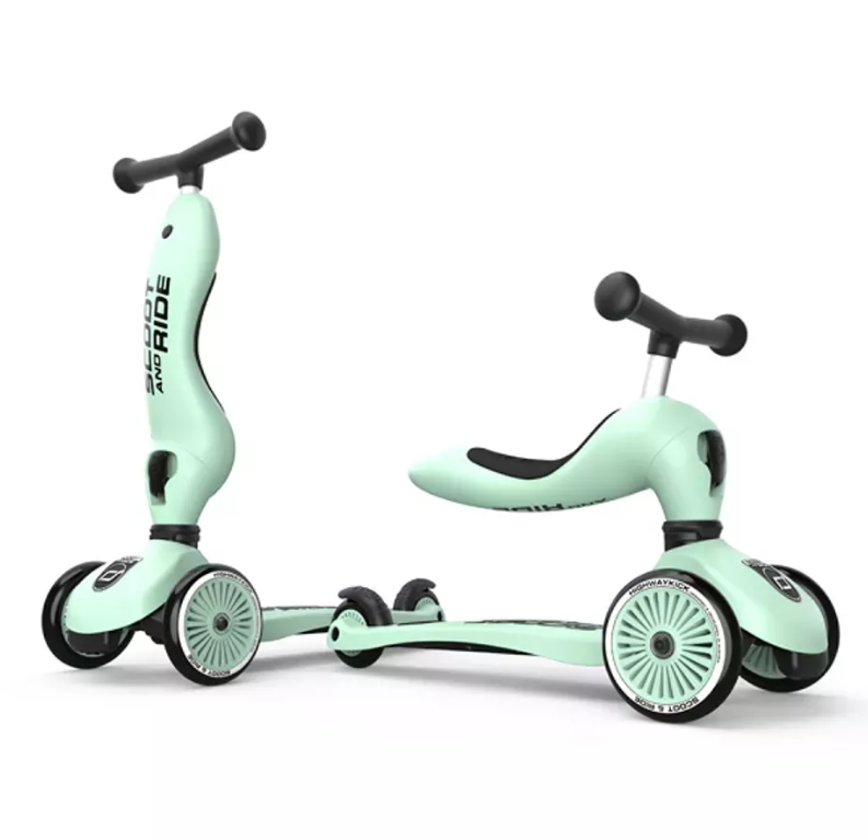 S96355  MONOPATTINO 2 IN 1 VERDE KIWI