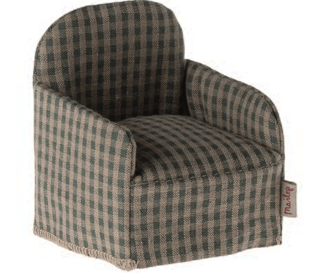 11-4413-02 SEDIA TOPO SCACCHI VERDI