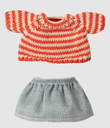 17-5205-00 MAGLIONE A MAGLIA E GONNA TOPO BIG SISTER