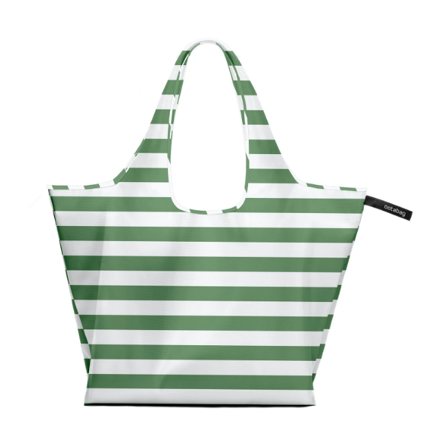 NOTABAG TOTE OLIVE STRIPES
