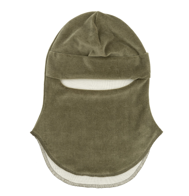 222-52-142 BALACLAVA VERDE W/MERINO WOOL 52/54