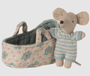 17-5003-00 TOPOLINO NEONATO NELLA CULLA BLU